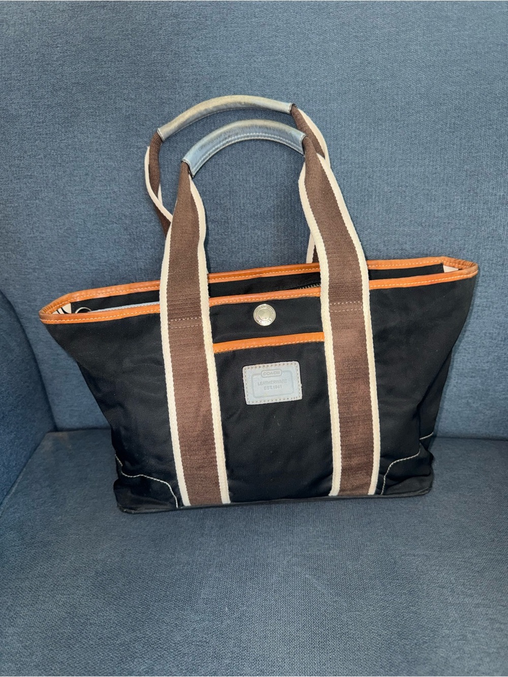 Coach Hampton nylon tote bag (Y2K)